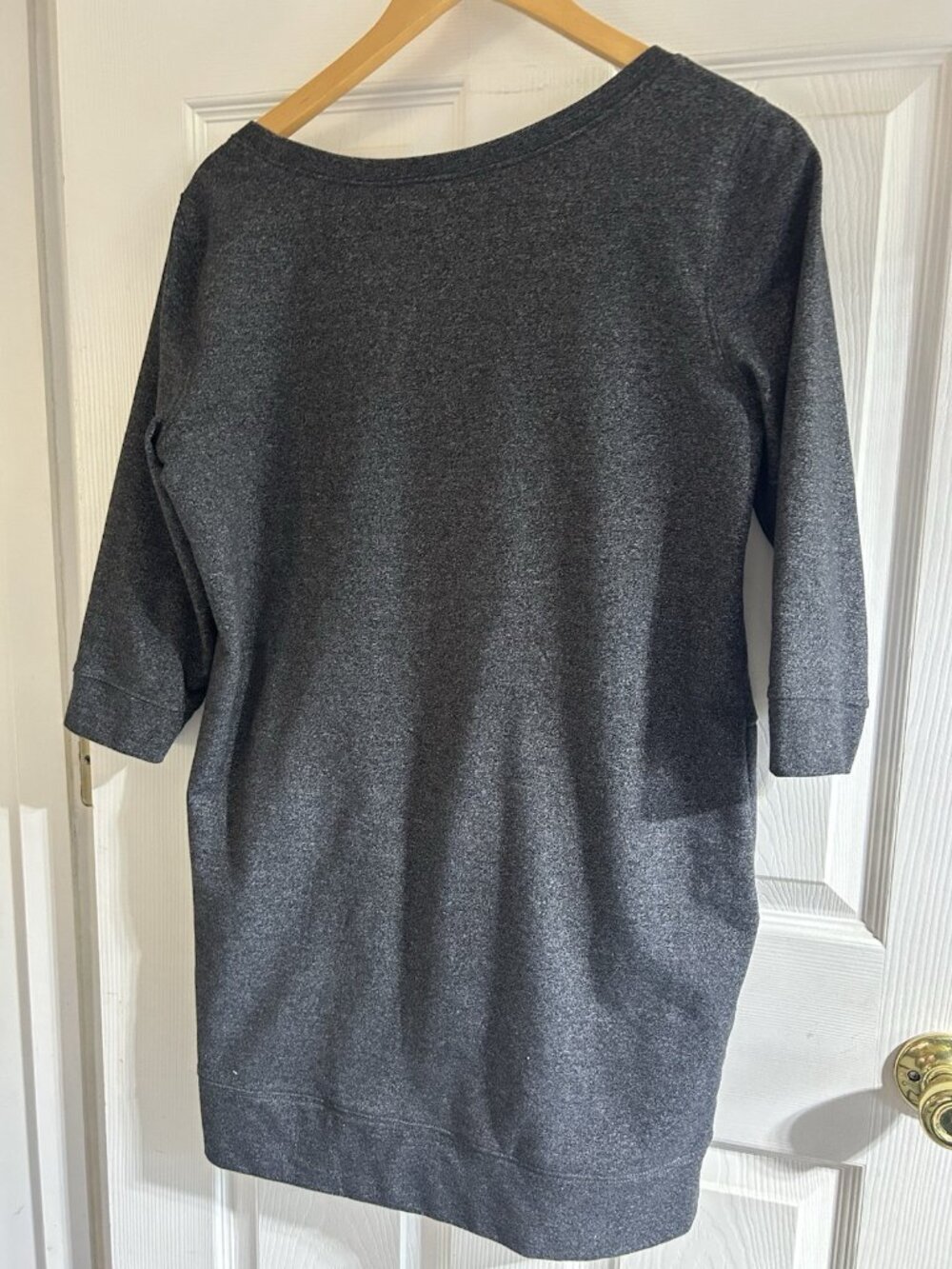 New York & Co Lightweight Sweatshirt Dress Medium Minimal Casual Comfy - Picture 5 of 9
